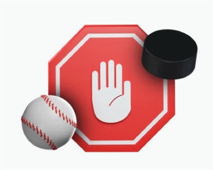 Stop gambling sign